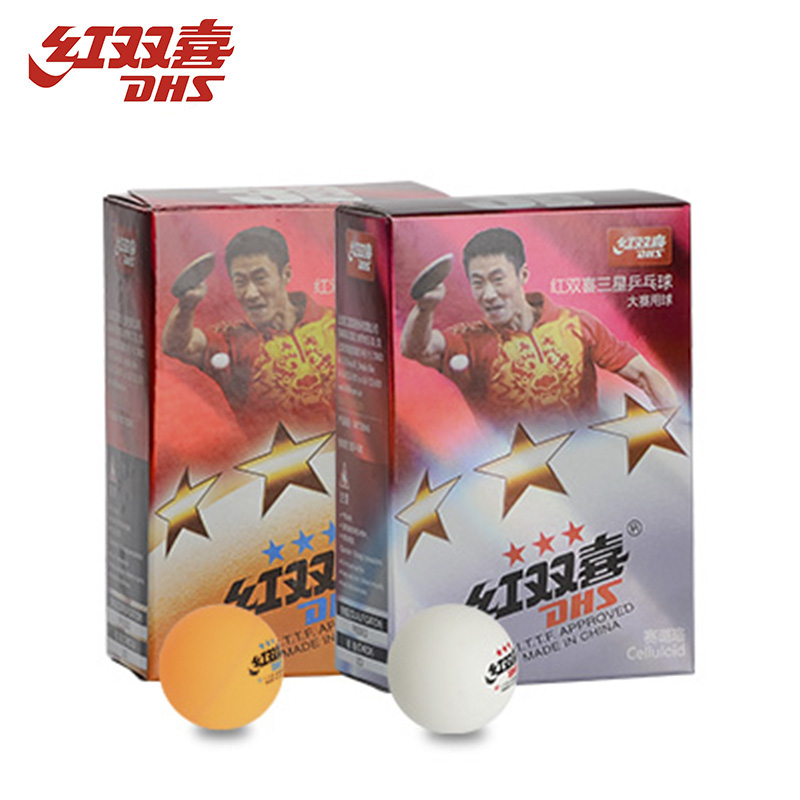紅雙喜1840AO（六只裝）三星40mm乒乓球